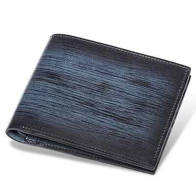 

Pierca card pierre cardin mens wallet fashion hand-painted wallet simple multi-card top layer leather money ticket holder JGA507081U dark blue