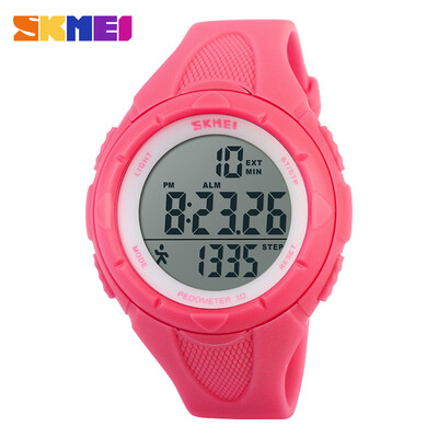 

Womens Pedometer LCD Digital Alarm Stopwatch Sport Watch
