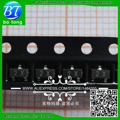 

200PCS New MMBT4401LT1G MMBT4401 2N4401 0.6A 40V Marking code 2X NPN transistor SOT23