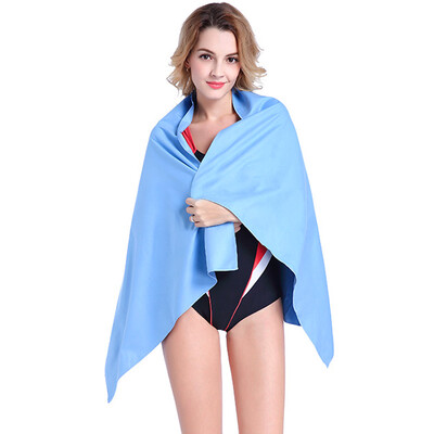

Swim swimming quick-drying towel absorbent beach towel absorbent towel outdoor fitness quick-drying towel 80140cm blue