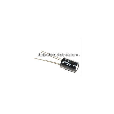 

50PCS 470uF 25V 8*12mm 105Centigrade Radial Electrolytic Capacitor