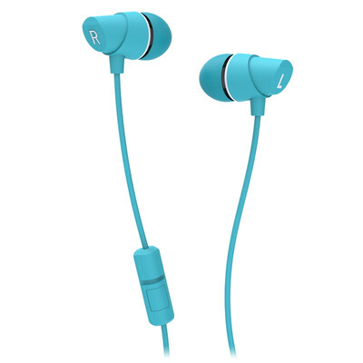 

OVANN OV-E20 In-Ear Music Phone Earphone with Microphone Communication Universal Headset Light Blue