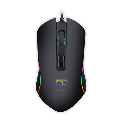 

Jufeng Mufun M131 RGB mouse esports mouse game mouse wired mouse notebook mouse Jedi survival to eat chicken sharp black version