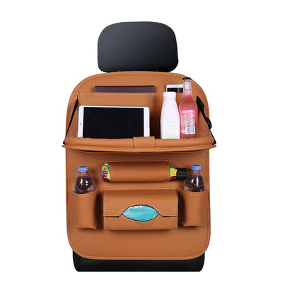 

Antarctic nanJiren car storage bag car folding table set car seat back storage bag upgrade version hanging bag storage bag coffee color