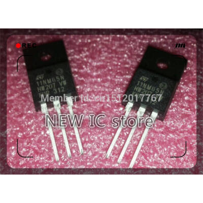 

Free shipping 10PCS brand new imported FET STP11NM65N 11NM65N ensure quality TO-220F 100 NEW