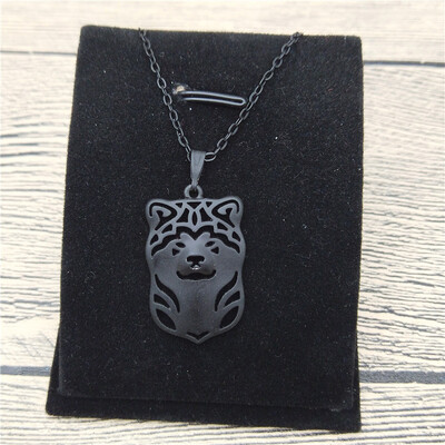 

New Akita Necklace Trendy Style Japanese Akita Pendant Necklace Women Pet Jewellery Fashion Animal Dog Jewellery