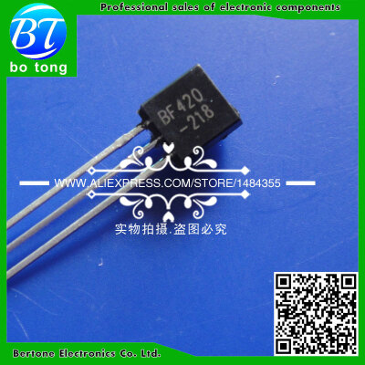 

20PCS/Lot transistor BF420 F420 TO-92 NPN 300V500MA