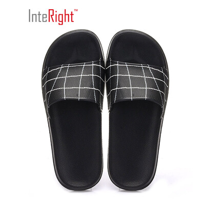 

INTERIGHT Mens home slip resistant bathroom slippers