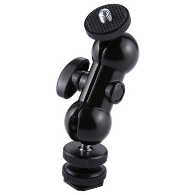 

PULUZ Flash Hot Shoe Шарнирная шаровая головка 1/4 дюйма Штатив Винт Magic Arm с замком