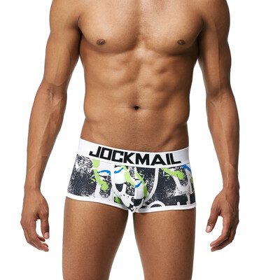 

JOCKMAIL low-rise mens boxer briefs cotton print comfort soft absorbent sweat
