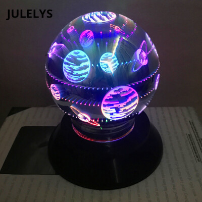 

JULELYS USB AA Battery 3D Magic LED Star Moon Lamp Home Bedroom Bedside Lamp Creative Gift Night Light For Birthday Decorations