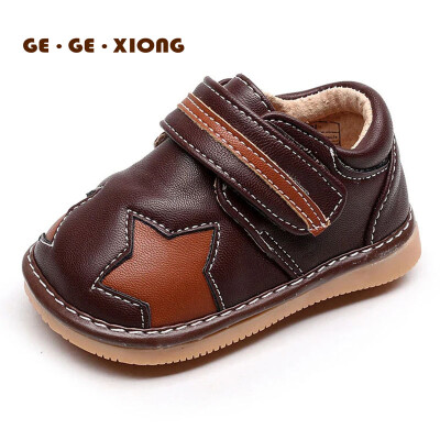 

Baby Toddler soft bottom shoes leather baby shoes slip&Bao Baoxie
