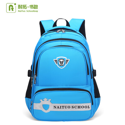 

Nato NAITUO school bag N835 primary school bag men&women 1-2-3-6 grade childrens school bag 6-12 years old male&female childrens school bag dark blu