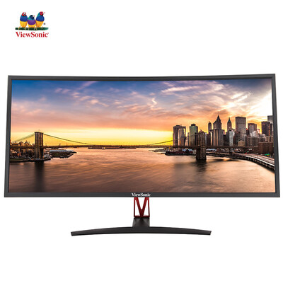 

ViewSonic 29-дюймовый 21: 9 с экраном для экрана 2000R кривизны широкий монитор угла обзора VX2915-SCHD