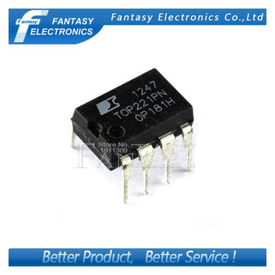 

5PCS TOP221PN DIP8 TOP221P DIP TOP221 new and original IC free shipping