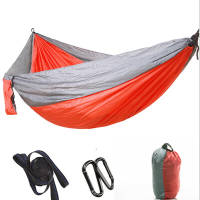 

Parachute cloth outdoor double hammock