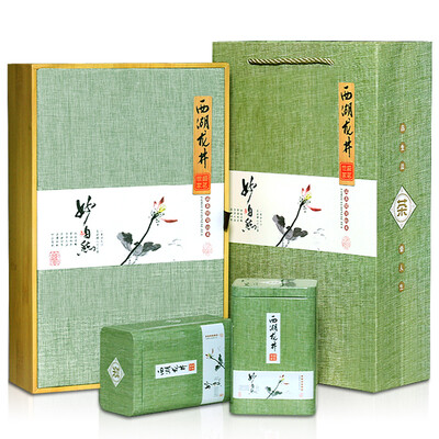 

2018 Новая чайная церемония Семейный чай West Lake Longjing Tea Pre-Extra 250г Зеленый зеленый чай с чаем чая