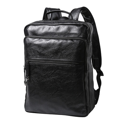 

Rucksack Bag Mens Backpack Korean Students Fashion Travel Knapsack Leather Daypacks Back Pack