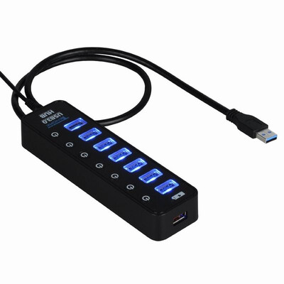 

huayuan умного зарядного устройства USB - хаб с 7 суперускориться данных портов USB 3.0