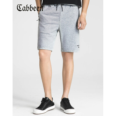 

Carbine CABBEEN 3182161508 Carbine Mens Slim Pants Casual Knit Shorts Personality Youth Spring&Summer Midfoot Pants Tide Brand Personality J Light Flower Grey 26 50175L