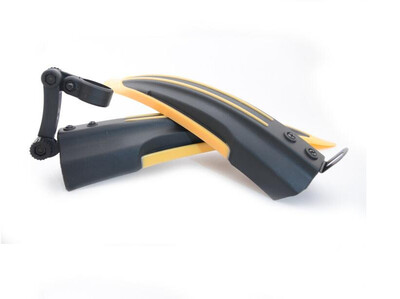 

Qian Xu bike fender bike lane front&rear fender fender fender riding accessories 1 pair of extended version 4 colors