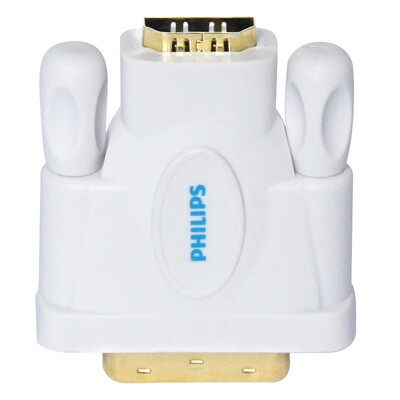 

Philips (PHILIPS) SWV6121 / 93 HDMI передачи головки адаптер Мини Micro HDMI к HDMI HDMI к HDMI комбо белый