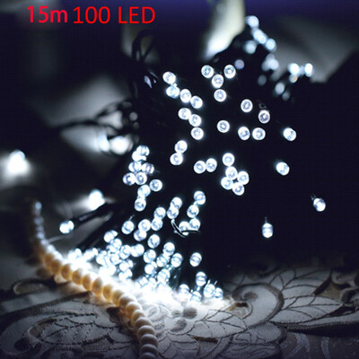 

VCT - SIC056 Christmas Props 15m 100 LEDs Solar String Light Xmas Tree Decors Festival Supplies