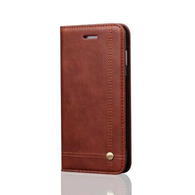 

Adtismark For iphone x Case Genuine Leather Case for iphone X Cover Fashion Design Magnetic Wallet Card Slot Phone Bag