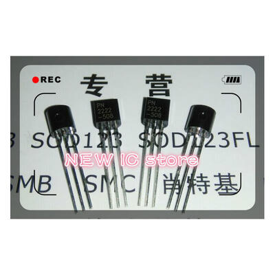

Free shipping PN2222 PN2222A NPN 600mA 4V Transistor TO-92 Triode Transistor Low Power Transistor 100pcsbag