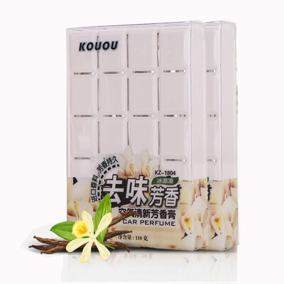 

Kouou car perfume perfume solid car car perfume new car in addition to odor cantaloupe flavor 110g