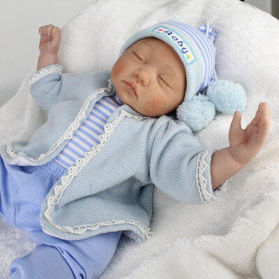 

High simulation real reborn babies 22 inch silicone reborn dolls for girls toys by NPK brand boneca reborn