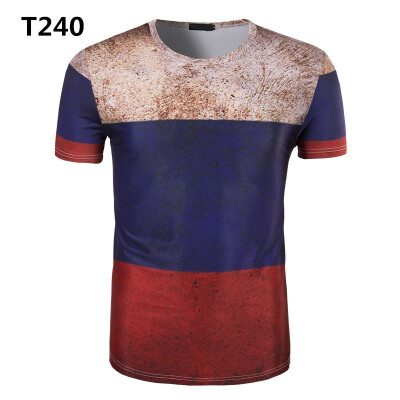 

New Mens World Cup Soccer Print T-shirt Short Sleeve Casual Sweatshirt Football Memorial T-shirt Sports Fitness Exercise