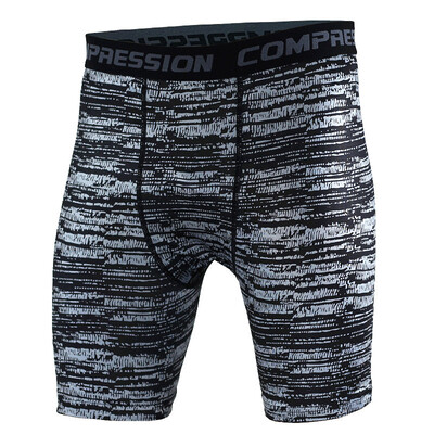 

male Tight training motion Bodybuilding shorts moisture absorption Perspiration Fast drying Run camouflage shorts Tight trousers