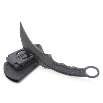 

Masalong woodpecker series Fixed Blade Karambits Claw Knife With K Sheath
