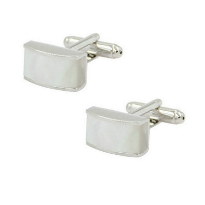 

Yoursfs® Copper with Gold Plated Simple Rectangle Style Cufflink Mens Shell Inlayed Fashion Jewelry