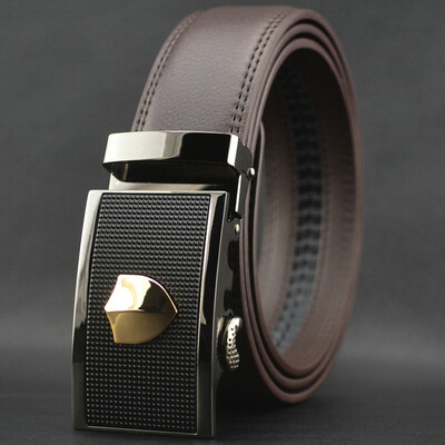 

New Brand designer mens belts luxury real leather belts for men metal buckle man Jeans pants genuine leather belt male strapM-97