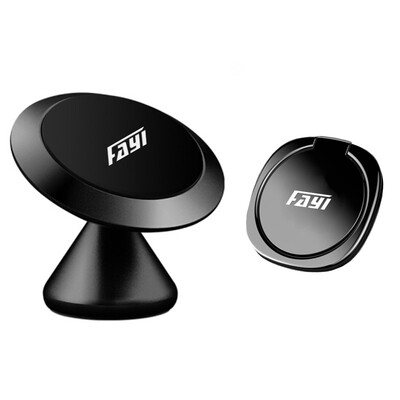 

Fayi car phone holder M2 matte all alloy instrument panel magnetic bracket with mobile phone magnetic ring