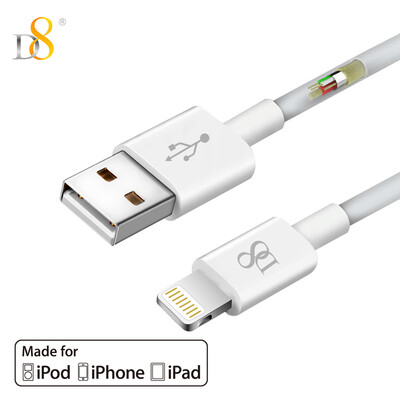 

D8 MFi certified Apple data line 8765s phone fast charge charger cable USB power cord support iphone56s7PlusXipad pro