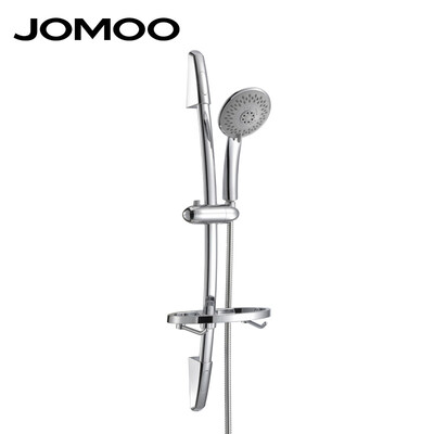 

JOMOO Shower Head Set with Slide Bar Hook Soap Dish Bath Head Shower Bathroom Accessories Water Saving 5 Inch 5 Function