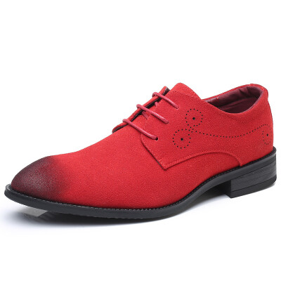 

JUQI Business Men Oxford Lace up Leather Shoes