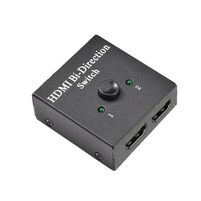 

VIPFAN HDMI Switch2 Ports Bi-direction HDMI Splitter HDMI Hub Extender With Manual Switch 2 In 1 Out HDMI Adapter Supports Ultra H