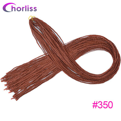 

Chorliss Crochet Box Braids Colored Synthetic Hair Extensions 28Bug Gray Blonde Purple 613 Synthetic Hair Extensions