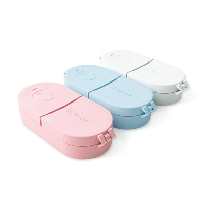 

iClear contact lens cleaner dedicated contact lens double box glasses case companion box care box 3 Pack
