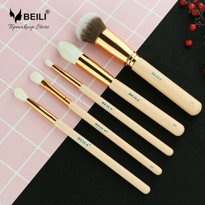 

BEILI Rose Golden Ferrule Розовая ручка Hightlight eyeshadow Powder 5pcs Набор для макияжа для макияжа