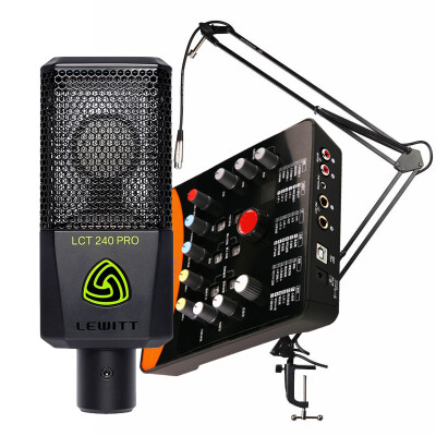 

Aiken iCON Upod pro USB external sound card LEWITT LCT 240PRO condenser microphone cantilever bracket anchor karaoke recording live set