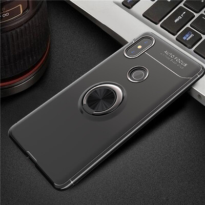 

Xiaomi Mix 2S роскошь металлическое кольцо, магнитные брекет - shockproof охлаждения тпу телефон дел