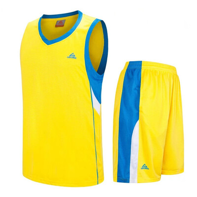 

2018 New Men Basketball Jersey Sets Uniforms kits Adult Sports clothing Breathable basketball jerseys shirts shorts DIY Custom