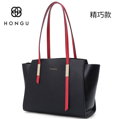 

Red Valley HONGU big bag Europe&America bat wings package shoulder portable leather handbag H5150332 dark blue