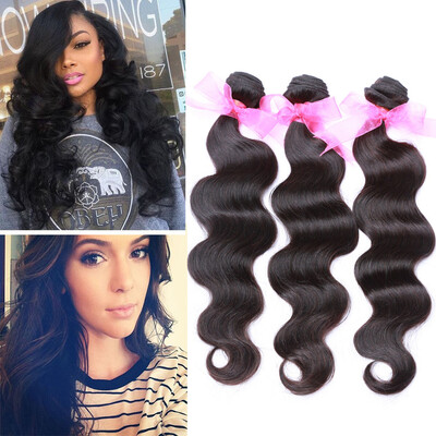 

Мечта как Малайзийская Virgin Hair Body Wave 3 Связки Необработанные человеческие волосы 100g / pc