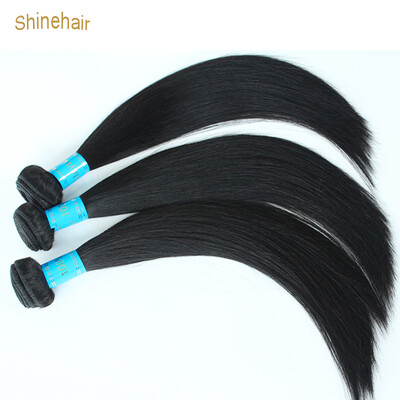 

3pcslot Shinehair Good Quality Virgin Hair No Tangle No Shedding Full Bundles Malaysian Hair Extensions